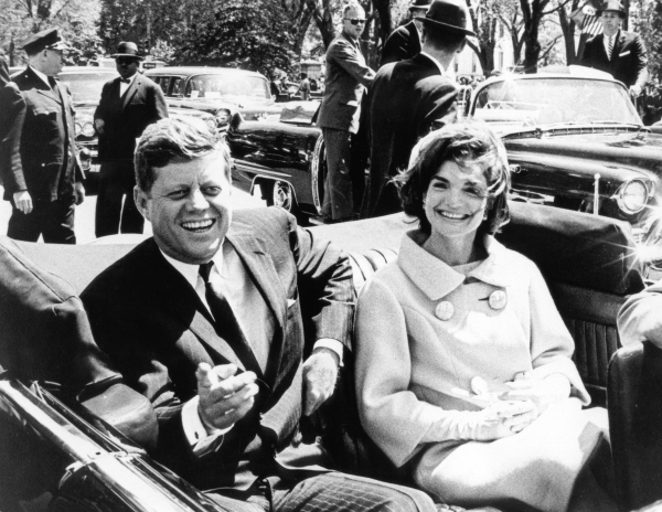 John & Jackie Kennedy, Dallas, November 22, 1963