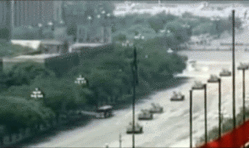 Tank Man, Tiamanmen Square, June 5, 1989