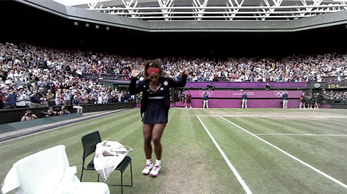 the Serena Williams dance at the 2012 Olympics