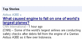What caused an airplane engine to fall?!?