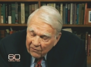 Andy Rooney at rest