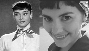Audrey Hepburn & Audrey Tautou