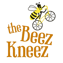 the Beez Kneez honey delivered by bike