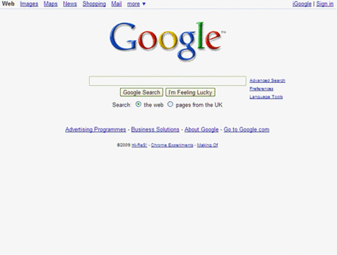 Google falls apart