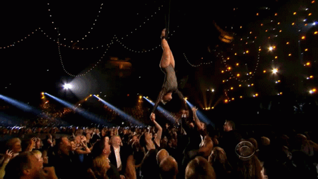 P!nk over the 2014 Grammy audience