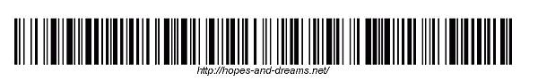 Hopes and Dreams website barcode