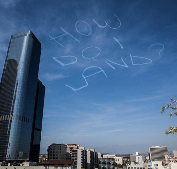 skywriting in LA - How do I Land?