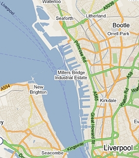 Liverpool and its docks
