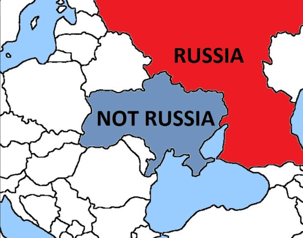 map of NOT RUSSIA