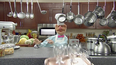 The Swedish Chef of the Muppets performs Popcorn