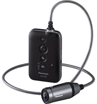 Panasonic HX-A100 earpiece video camera