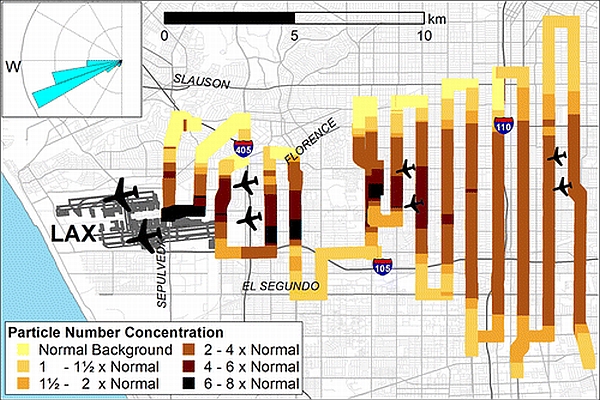 Los Angeles particulates in 2014