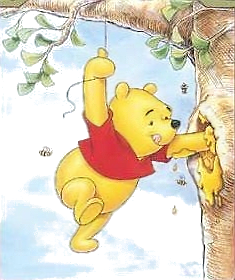Winnie the Pooh and honey