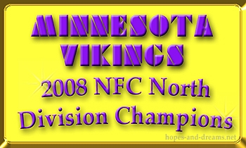 Vikings 2008 NFC-North Champs