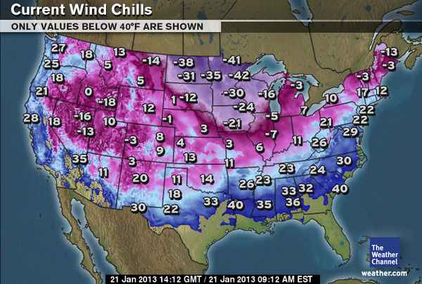 Don't forget to factor in the wind chill
