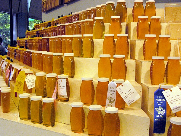 honey display at the 2006 Minnesota State Fair