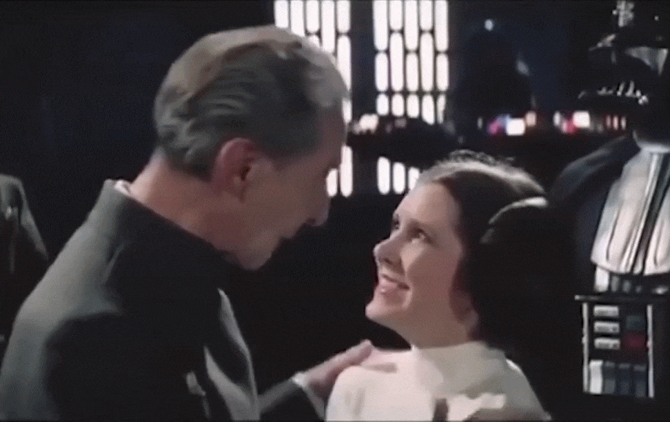 Princess Leia happily saved Alderaan