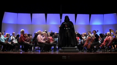 Darth Vader conducted the Rochester Symphony